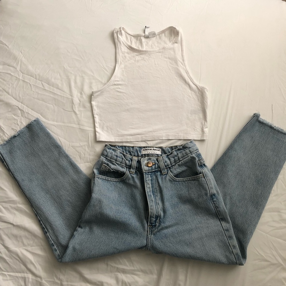American Apparel Mom Jeans